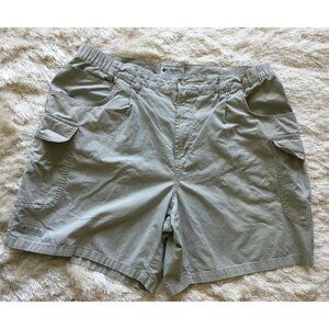 Men's Columbia Khaki Tan Beige Cargo Pocket Shorts Size 40‎